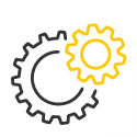 Cogs And Gears Icon
